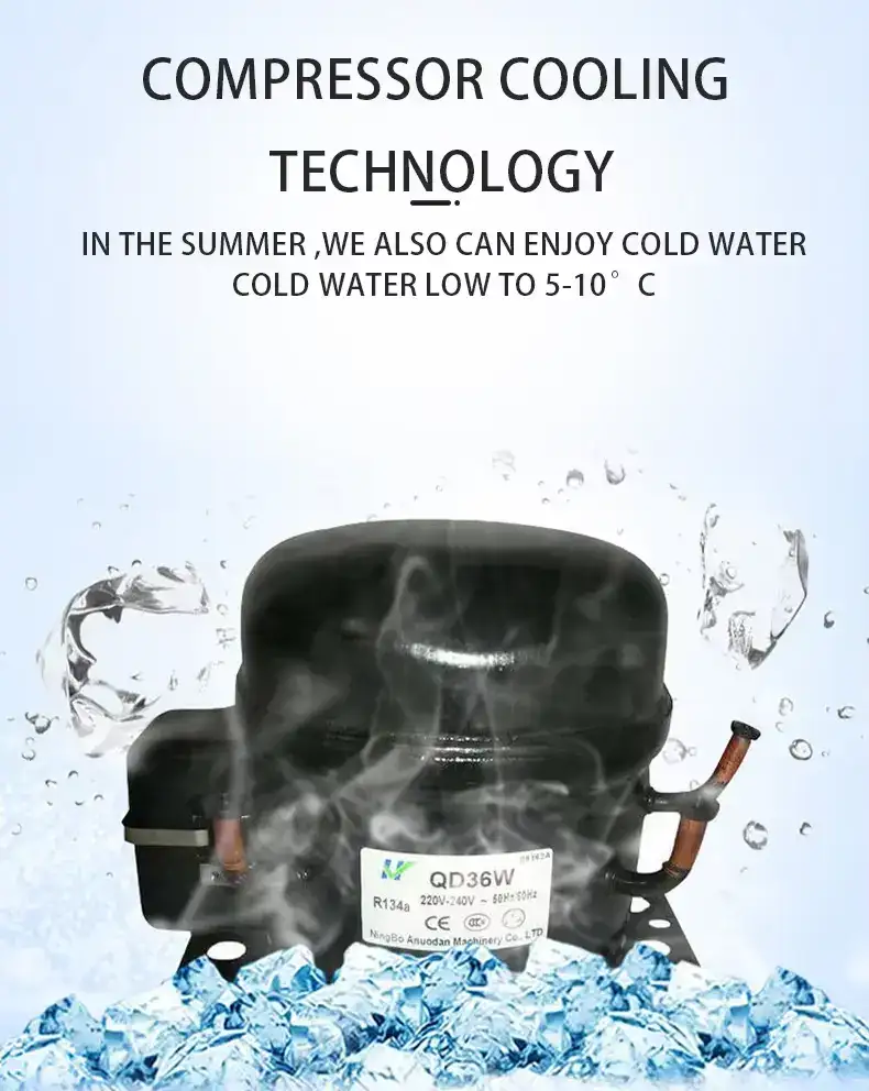 Top Load Water Dispenser With Cabinet